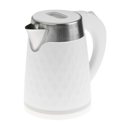 Electric kettle Homestar HS-1021, plastic, flair, 1.7 l, 1500 watts, white