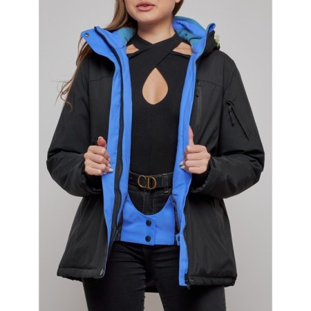 Ski suit female, size 50, black color-11