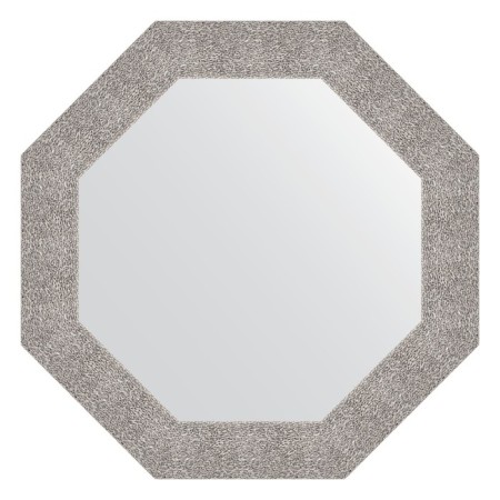 Mirror in the baguette frame, silver coinage 90 mm, 71x71 cm