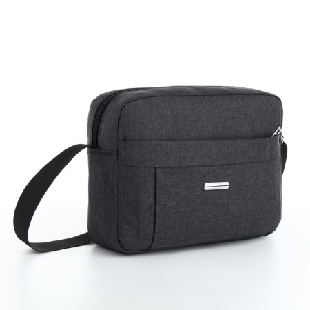 Male bag, black color