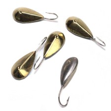 The mormyshka is soldered Yaman Uralka, weight 2.44 g, brass, packaging 5 pcs.