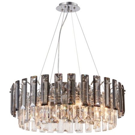 Suspended chandelier Stilform ton 8xe14 40w, size 60x60x60-120 cm, color chromium-2
