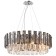 Suspended chandelier Stilform ton 8xe14 40w, size 60x60x60-120 cm, color chromium