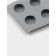 Form for baking and mousse desserts Konfinetta "lemon", silicone, 8 cells (5.2 × 4.2 cm) 30 × 17.4 × 2.3 cm, gray