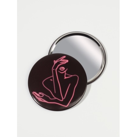 Mirror (1) b/took GRL PWR D7cm Metal/Paper Silhouette PVC/Box QF