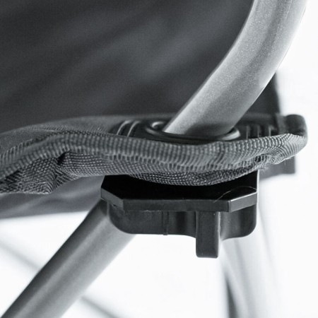 A chair with adjustable back inclination, 60 x 55 x 51/107 cm, black/gray color-7