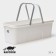 Raccoon cleaning bucket, 20 l, 59.5 × 22 × 19 cm, bottom 55 × 17 cm, white color
