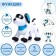Robot Dog "Lacci" IQ Bot, on the control panel, interactive: light and sound effects, on batteries, in Russian