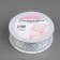 Decorative tape "Jacquard", 25 mm, 9 ± 0.5 m, silver color