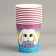 A single -single paper glass "Bunny", 250 ml