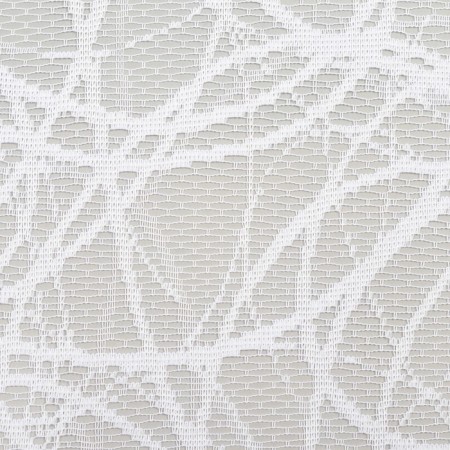 Tulle to the kitchen without curtain tape, size 165x170cm, white color, 100% polyester-1