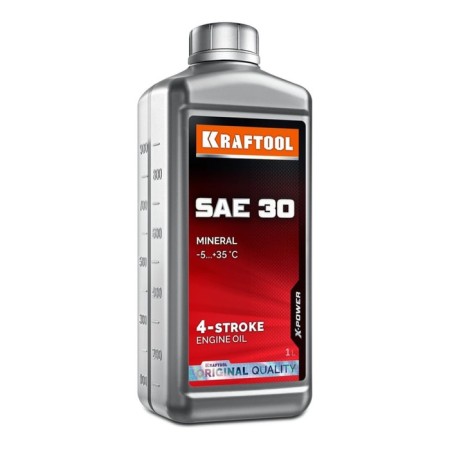 Kraftool Sae 30, 41512-1, Mineral, for 4 Title engines, 1 liter