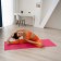 Sangh yoga rug, 173 × 61 × 0.4 cm, pink color
