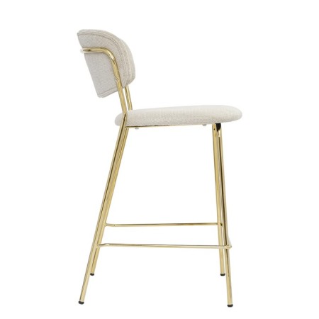 Semi -barl chair Eirill, 555 × 475 × 900 mm, Shenill, color gray-2