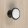 Cappio, RK101, d = 32 mm, plastic, black with a white insert