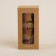 A glass with a cork SL Home “Seville”, 450 ml, 9.5 × 9.5 × 18.5 cm, beige color