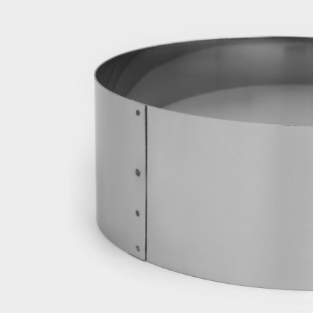 Baking uniform, professional “circle”, d-22, h-8.5 cm, steel 1 mm-2
