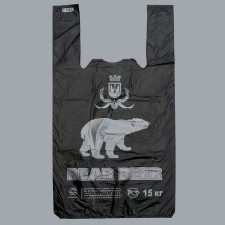 Bear package, polyethylene, T -shirt 30 x 55 cm, 14 μm