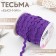 Decorative braid "Blood", 5 mm × 27 m ± 1 m, color purple No. 35