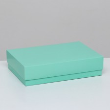 The box is folding, mint, 21 x 15 x 5 cm