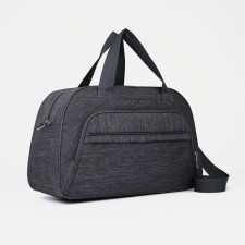 Road bag with lightning, external pocket, long belt, gray color