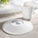 Coffee steam porcelain Wilmax, 2 items: mug 110 ml, saucer d = 13.2 cm, white color