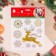 Stickers on the windows "New Year" deer, snowflakes, 24 x 19 cm