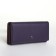 Women's wallet on magnet, purple color