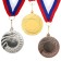 Medal for applying 007 diam 5 cm. Color of bronze. With a ribbon