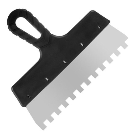 Facade spatula "Remocolor" 12-9-250, gear, stainless steel, tooth 10x10mm, 250 mm
