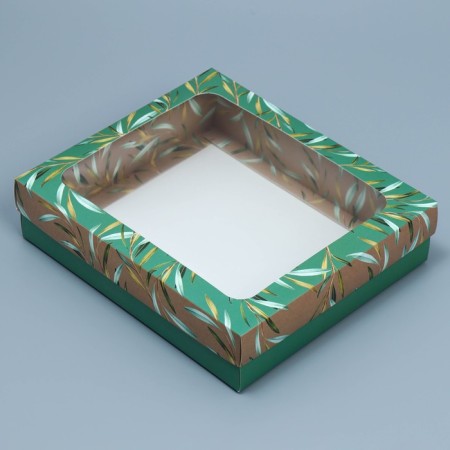 Gift box, packaging, "eco", 23.5 x 20.5 x 5.5 cm-3