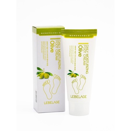Legs softening with lebelage olive oil
