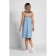 Sarafan female, size 48, blue color