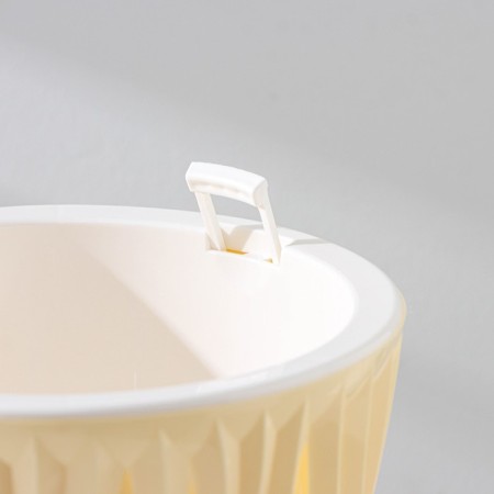 Kashpo with an insert “inspiration”, 2.25 l, d = 17.5 cm, h = 15 cm, yellow color-2