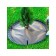 Garden plastic curb, 38 mm, black, 10 m + 30 stakes, "mango