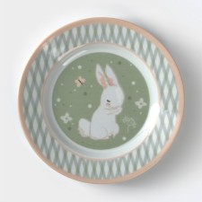 Porcelain plate Bunny, d = 20 cm