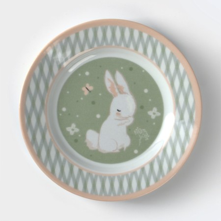 Porcelain plate Bunny, d = 20 cm