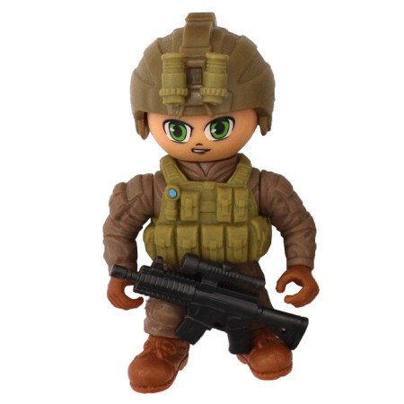 FUNKY TOYS figure "Special Forces", in brown form, 8 cm, mix-14