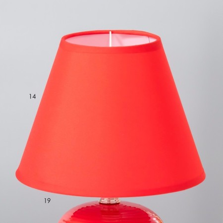 Salento table lamp E14 40W Red 17x17x23 cm Risalux-3