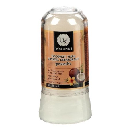 Deodorant Mineral Crystalline U & I, Coconut, 80 g
