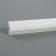 SPINITUS POLIDICAL Polystyrene for a stretch ceiling 03001E, white 21x21x2000 mm