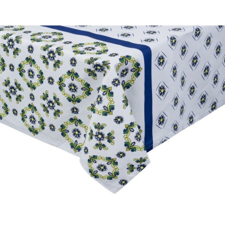ABITA tablecloth, size 140x220 cm, blue color-1
