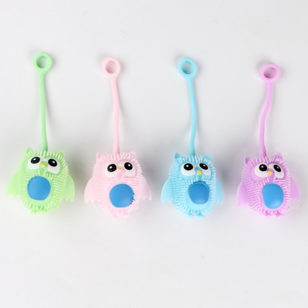 Bloody rubber hornet light “owl”, Mix color, in showbox-1