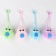 Bloody rubber hornet light “owl”, Mix color, in showbox