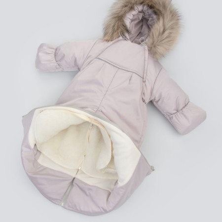 Combinason-transformer children's kinderlitto "Orsetto", height 62-74 cm, gray-pink color-8