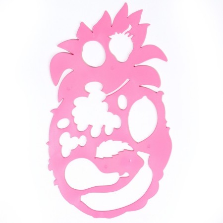 Figure stencil "Pineapple with fruits"-2