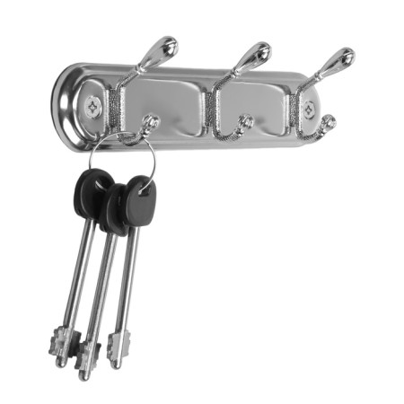 Tundra hanger tund005, metal, three -horned, chromium color-2