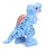 Willy dinosaur, light and sound, works from batteries, blue color