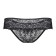 Panties Eromantica, Juno, with access, black color, size 54-56
