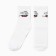 Women's socks "Eggs", white color, rr 23-25